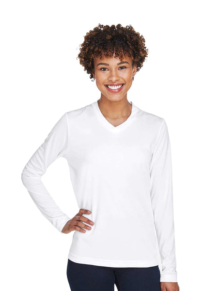 Team 365 Women's Zone Performance LS Tee | CheapesTees