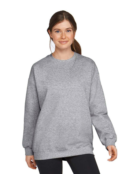 Gildan Men's Fleece Crewneck Sweatshirt - 50% Cotton 50% Polyester, Machine Wash
