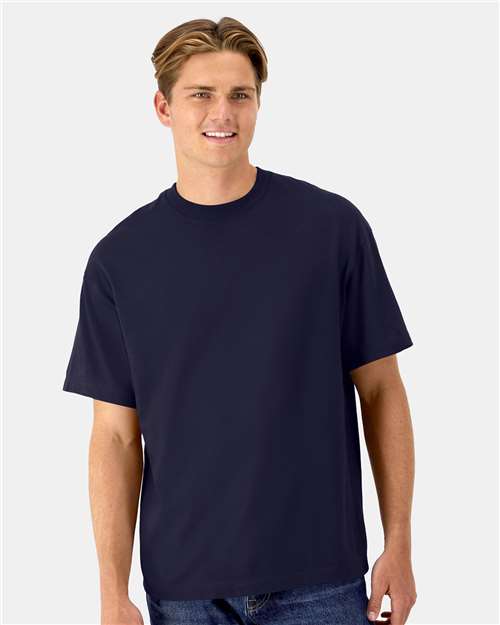 70s 80s Hanes BEEFY-T 無地 Tシャツ USA製 紺 XL 70s 80s Hanes BEEFY-T 無地 Tシャツ USA製 紺 XL