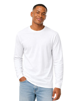 Fine Jersey Long Sleeve T-Shirt - 202LS In White