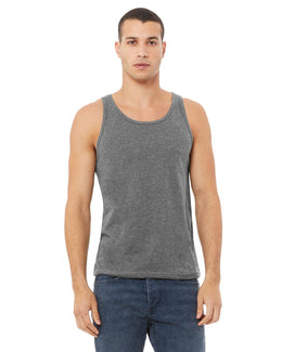 Bella+Canvas Unisex Heather CVC Tank 3480CVC | Deep Heather - Front