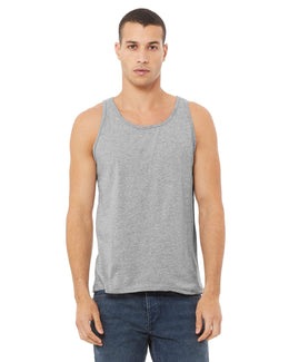 Bella+Canvas Unisex Heather CVC Tank 3480CVC | Athletic Heather - Front