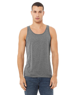 Bella+Canvas Unisex Triblend Tank 3484 | Grey Triblend - Front