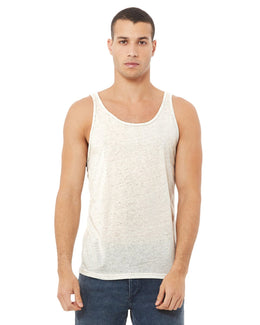 Bella+Canvas Unisex Triblend Tank 3484 | Oatmeal Triblend - Front