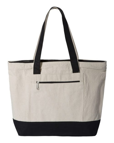 Q-Tees 19L Zippered Tote | Primary Image