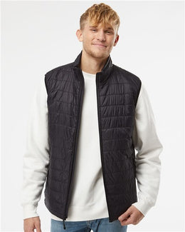 Independent Trading Co. Men's Puffer Vest | Primary Image