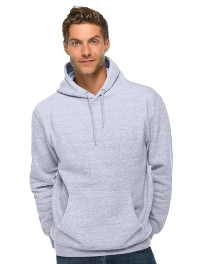 Lane Seven LS14001 Hoodie in Heather Grey