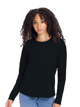 Women's Black Long Sleeve T-Shirt