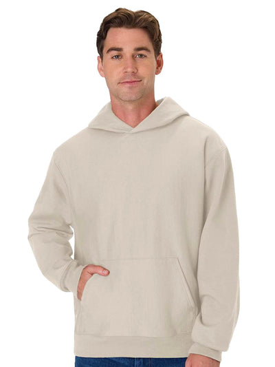 Beefy® Sweats Premium Heavyweight Hooded Sweatshirt in Sand