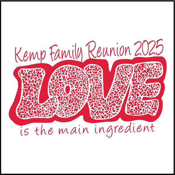 Love Family Reunion T-Shirt Design R1-10