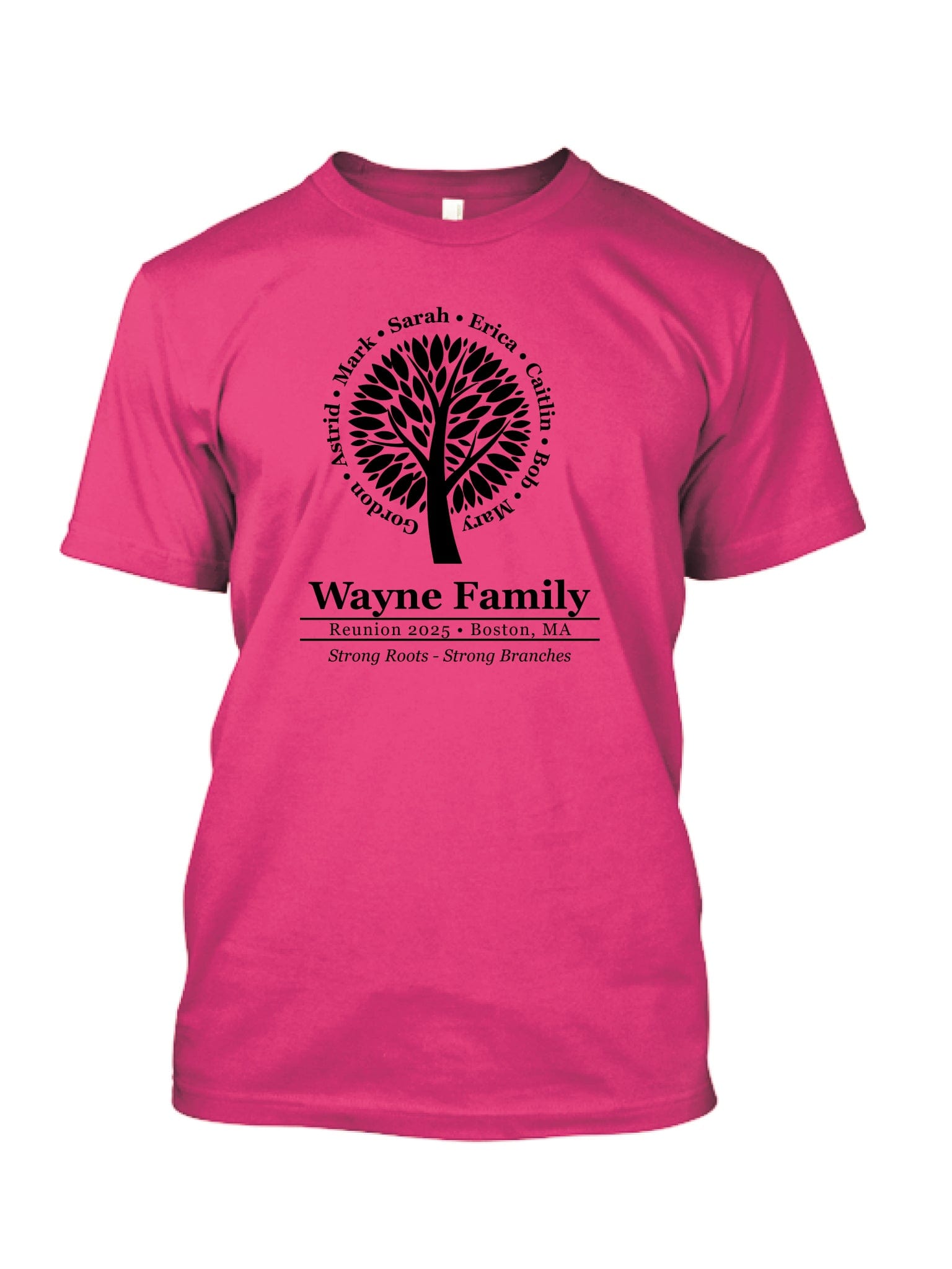 Strong Roots Family Reunion T-Shirt Design R1-18 – CheapesTees
