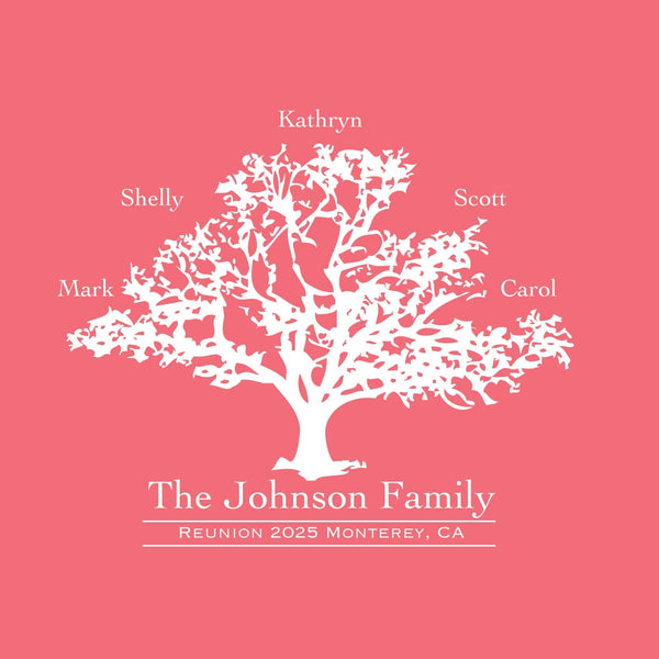 Tree Branches Family Reunion T-Shirt Design R1-2