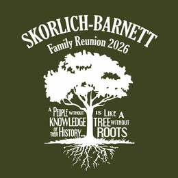 very deep roots family reunion t-shirt design