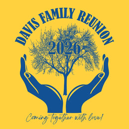 Helping hands family reunion t-shirt design