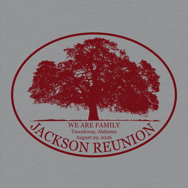 Large Oak Family Reunion T-Shirt Design R1-53