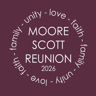 Family unity, family and faith reunion t-shirt design