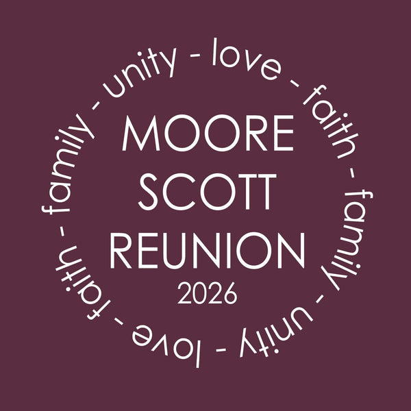 Unity & Love Family Reunion T-Shirt Design R1-55