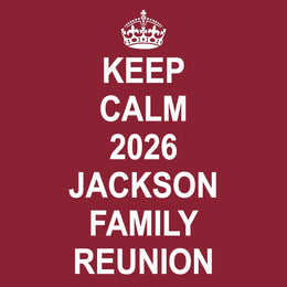 Keep calm family reunion t-shirt design