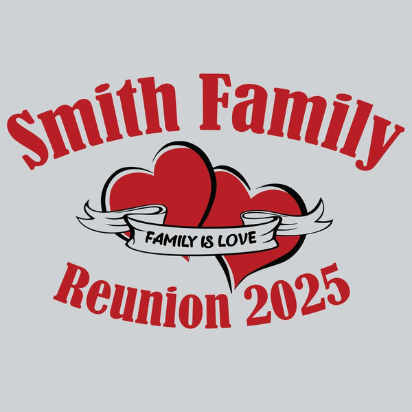 Hearts Family Reunion T-Shirt Design R2-1