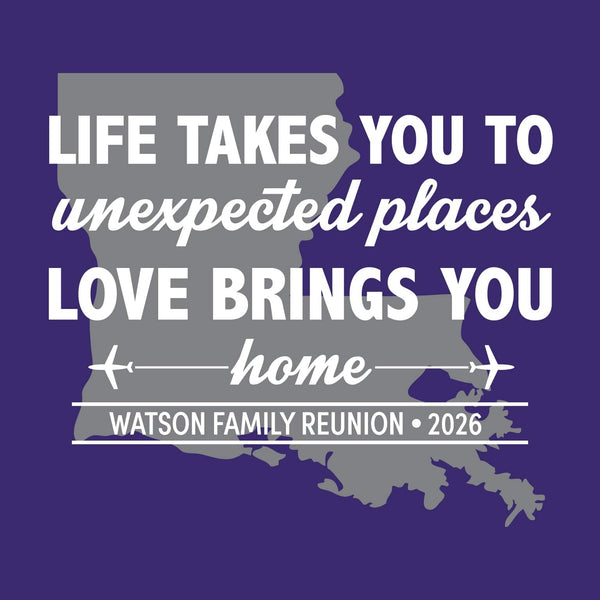 Louisiana Family Reunion T-Shirt Design R2-21