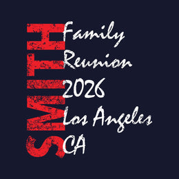 Big and bold family reunion t-shirt