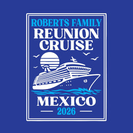 cruise ship family reunion t-shirt