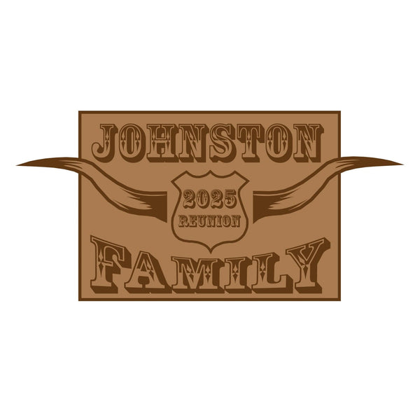 Bull Horns Family Reunion T-Shirt Design R3-1
