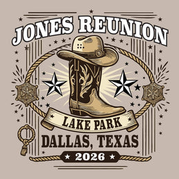 Cowboy country and western family reunion t-shirt