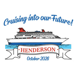 Family reunion cruise t-shirt design