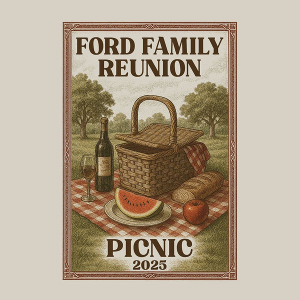 Family Reunion Picnic T-Shirt Design RMC-13