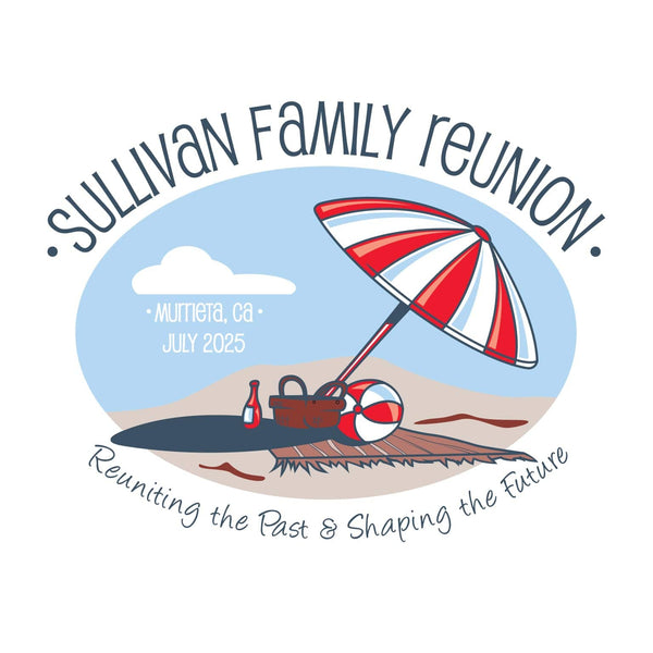 Beach Family Reunion T-Shirt Design RMC-8