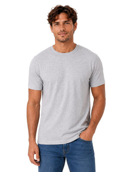 Legends Avaiation Split Hem T-Shirt - in Heather Grey