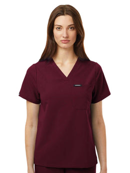 Jaanuu Ladies Rhena Essential 1-Pocket Scrub V-Neck Top