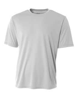 A4 Men's Cooling Performance T-Shirt N3142 | Silver - Front