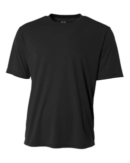 A4 Men's Cooling Performance T-Shirt N3142 | Black - Front