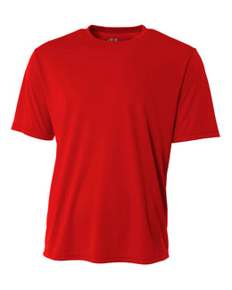 A4 Men's Cooling Performance T-Shirt N3142 | Scarlet - Front