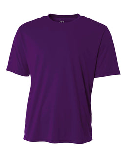A4 Men's Cooling Performance T-Shirt N3142 | Purple - Front