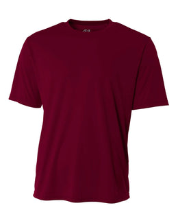 A4 Men's Cooling Performance T-Shirt N3142 | Maroon - Front