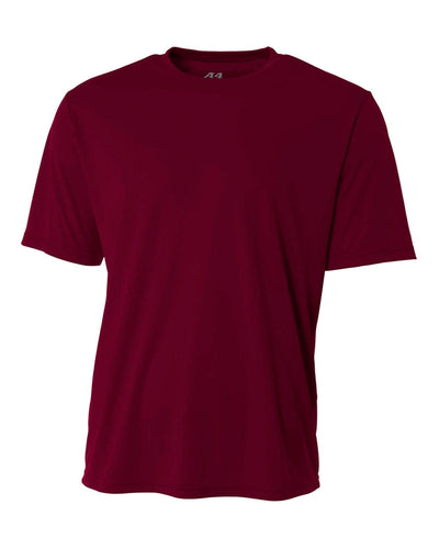 A4 Men's Cooling Performance T-Shirt N3142 | Maroon - Front