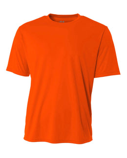 A4 Men's Cooling Performance T-Shirt N3142 | Safety Orange - Front