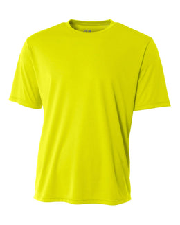 A4 Men's Cooling Performance T-Shirt N3142 | Safety Yellow - Front