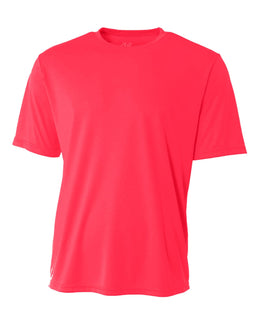 A4 Men's Cooling Performance T-Shirt N3142 | Coral - Front