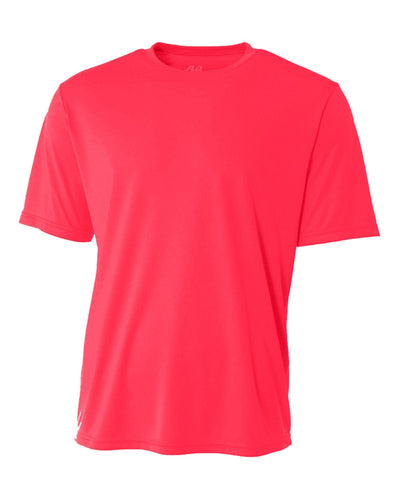 A4 Men's Cooling Performance T-Shirt N3142 | Coral - Front