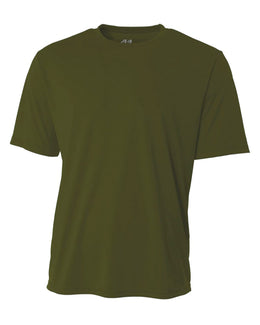 A4 Men's Cooling Performance T-Shirt N3142 | Military Green - Front
