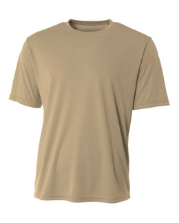 A4 Men's Cooling Performance T-Shirt N3142 | Sand - Front