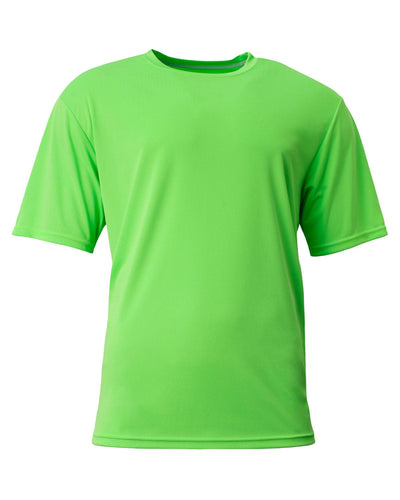 A4 Men's Cooling Performance T-Shirt N3142 | Safety Green - Front
