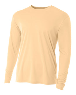 A4 Men's Cooling Performance Long Sleeve T-Shirt N3165 | Melon - Front