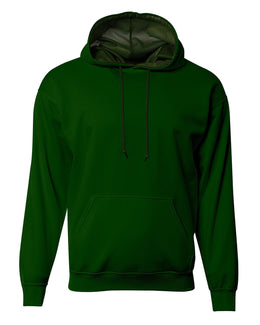 A4 Men's Sprint Tech Fleece Hooded Sweatshirt N4279 | Forest - Front