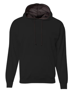 A4 Men's Sprint Tech Fleece Hooded Sweatshirt N4279 | Black - Front