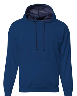 A4 Men's Sprint Tech Fleece Hooded Sweatshirt N4279 | Navy - Front